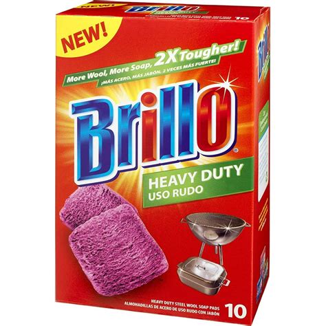 brillo steel wool cleaning pads box|brillo pads near me.